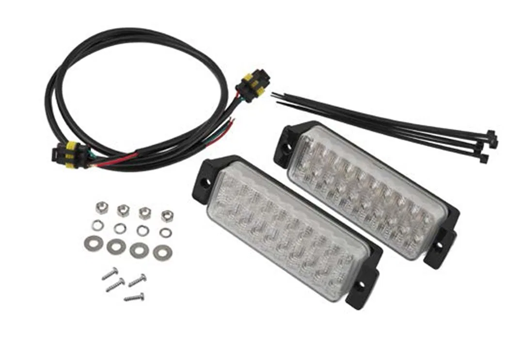 6821287 – ARB USA Parking/ Turn Signal Light Assembly - LED, Clear Lens With 16 Amber LED's/ 4 White LED's/ Wiring Ad...